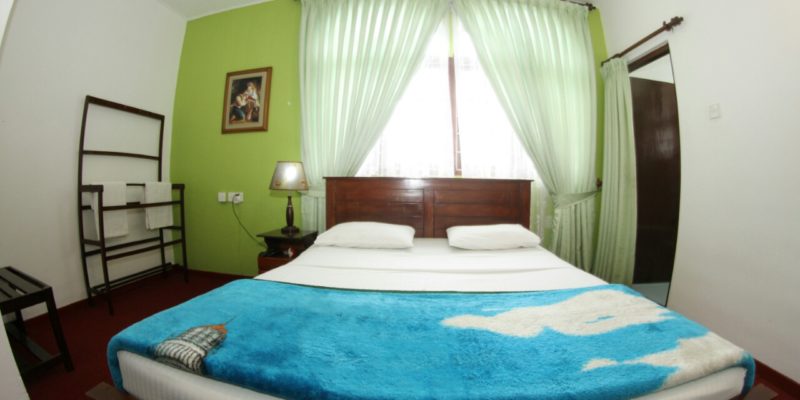 A Double Room at Sampath Hotel